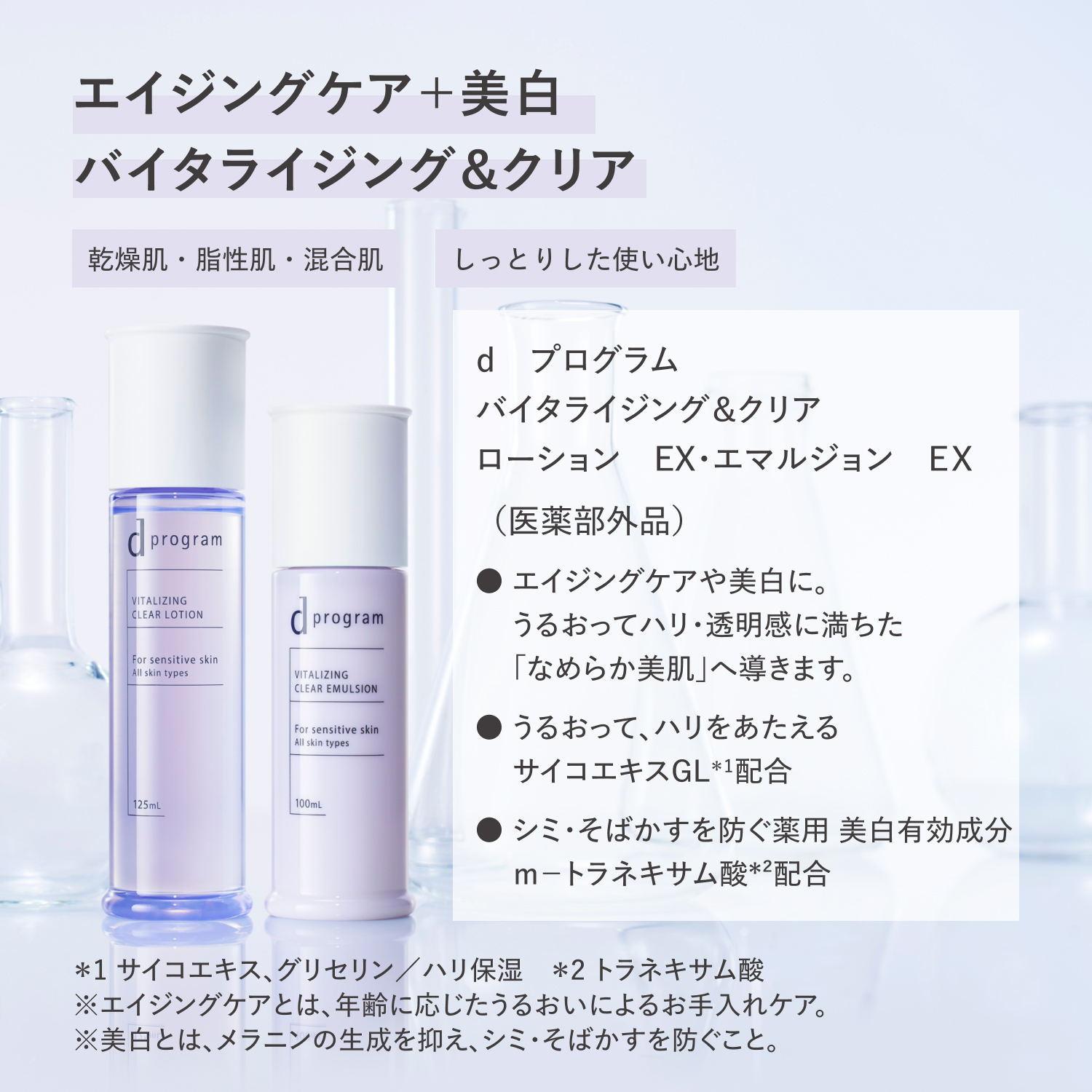 ｄ　プログラム　バイタライジング＆クリア　ローション　ＥＸ（医薬部外品） image number 6