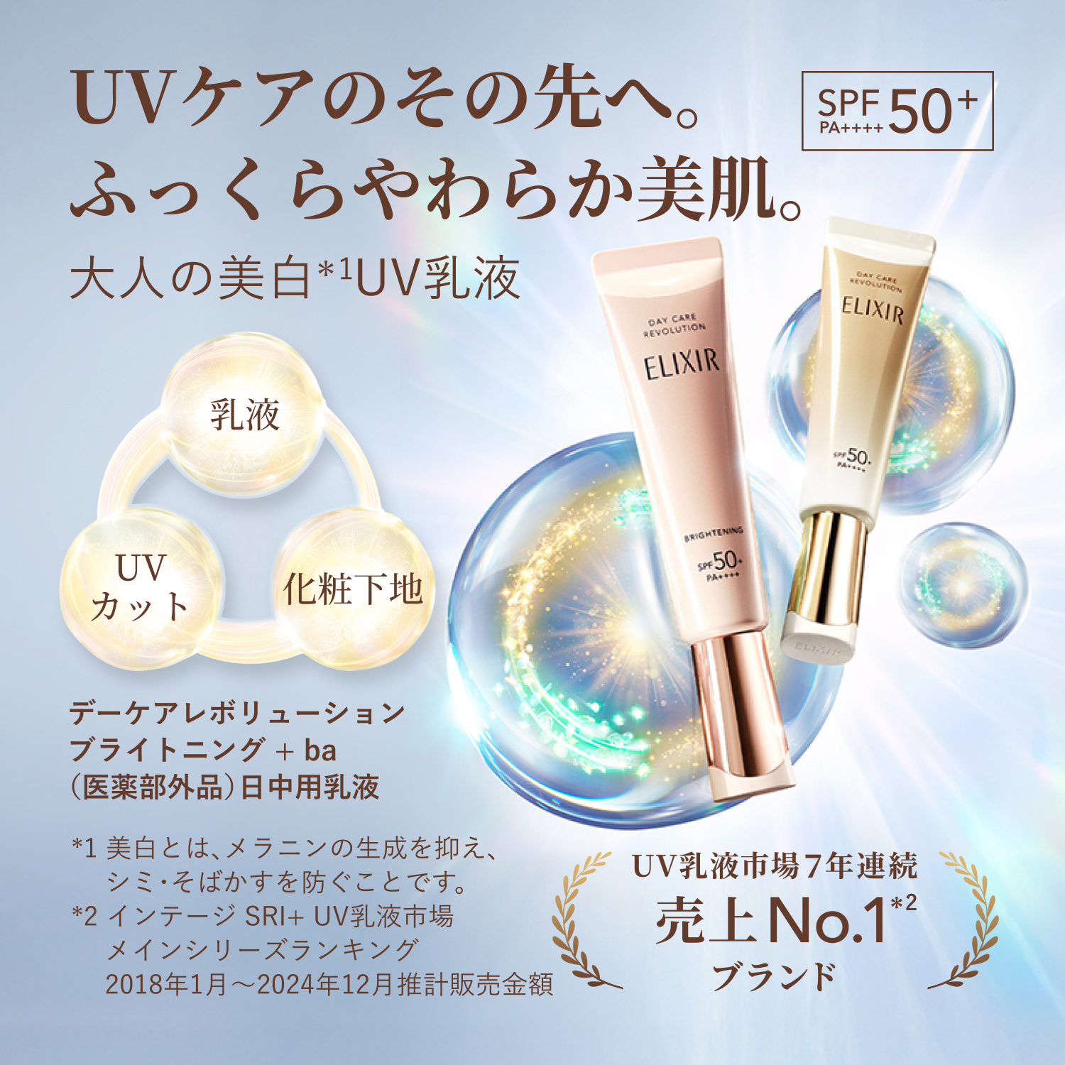 エリクシール ホワイト　デーケアレボリューション　ブライトニング　＋　ｂａ（医薬部外品） image number 4
