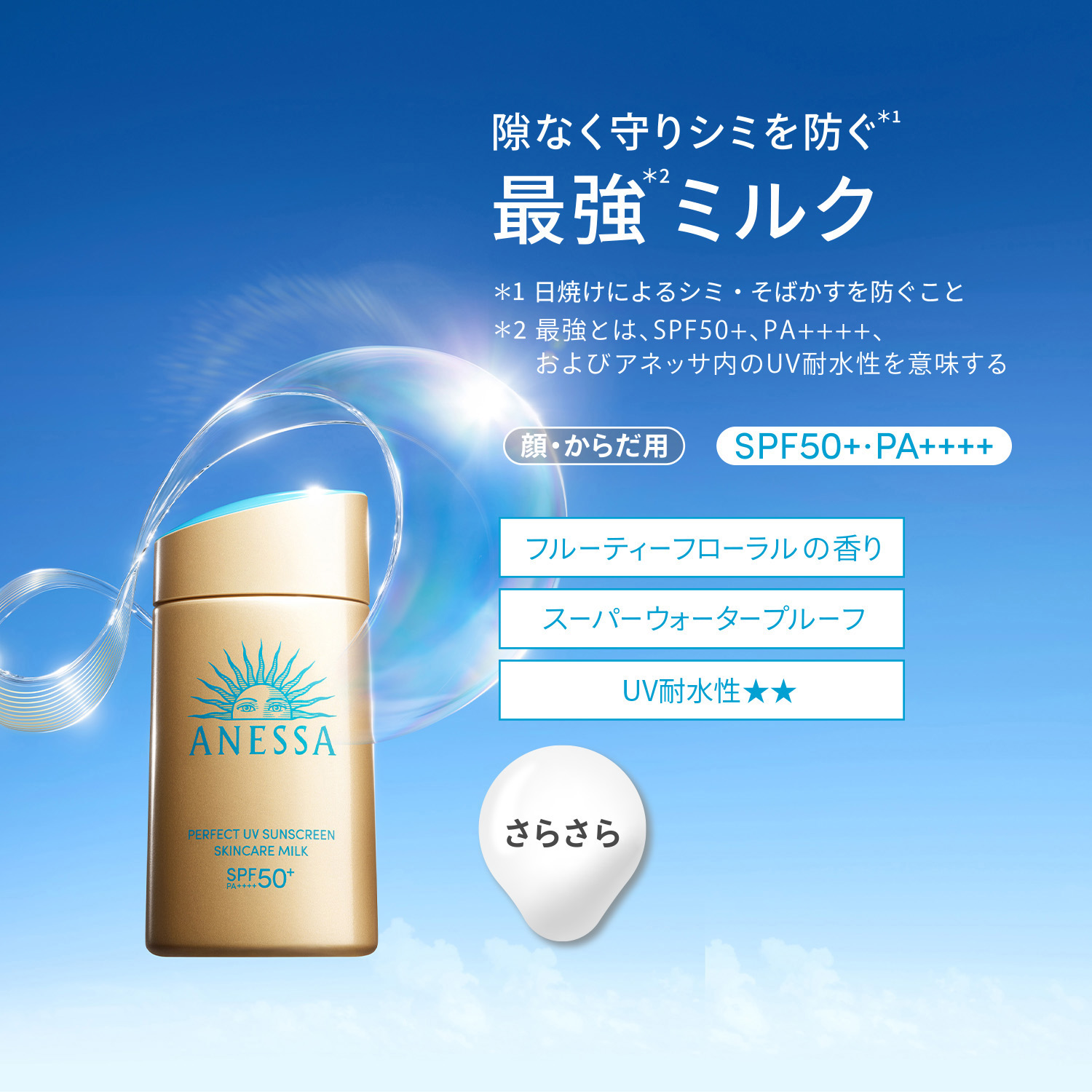 パーフェクトＵＶ　スキンケアミルク　ＮＡ image number 3