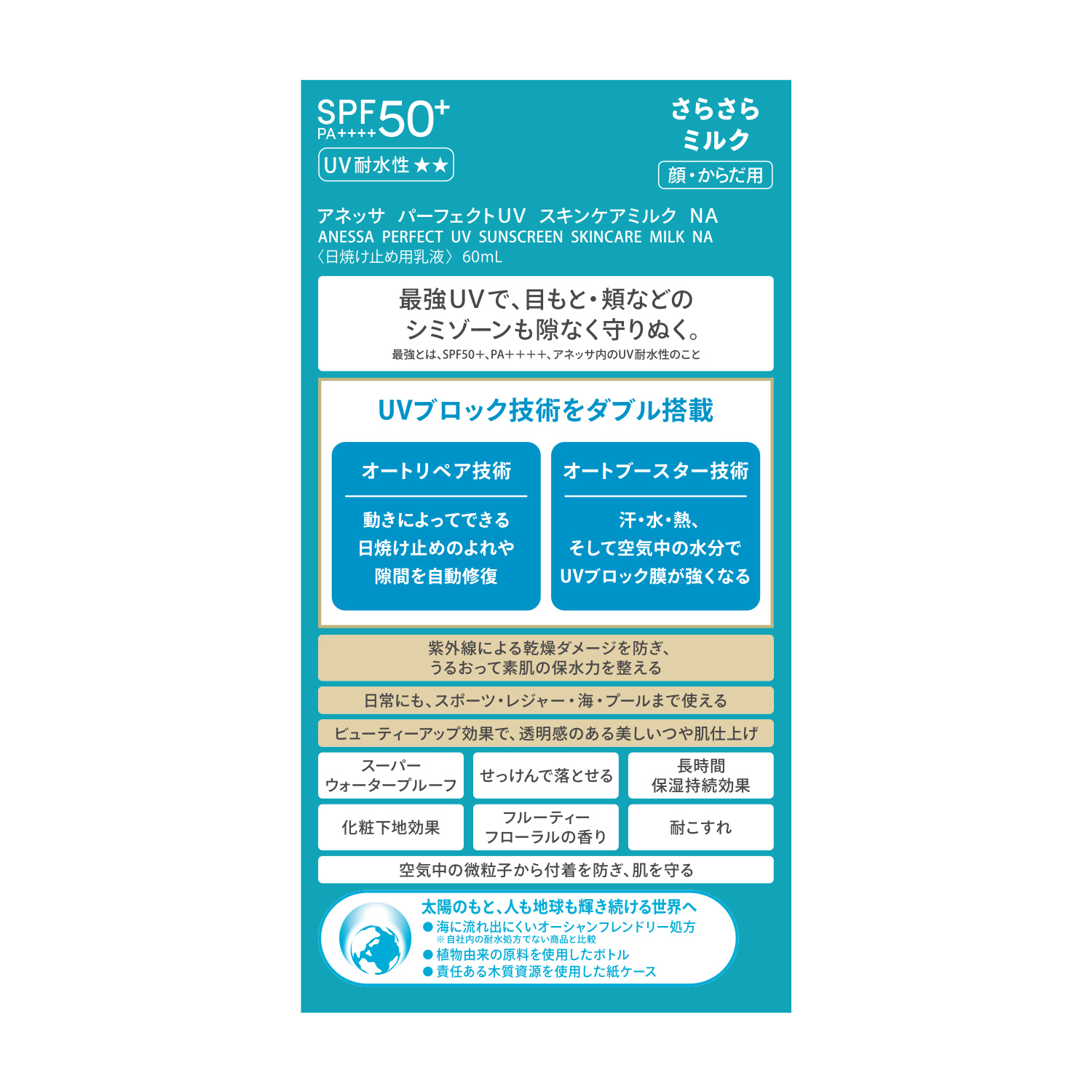 パーフェクトＵＶ　スキンケアミルク　ＮＡ image number 4
