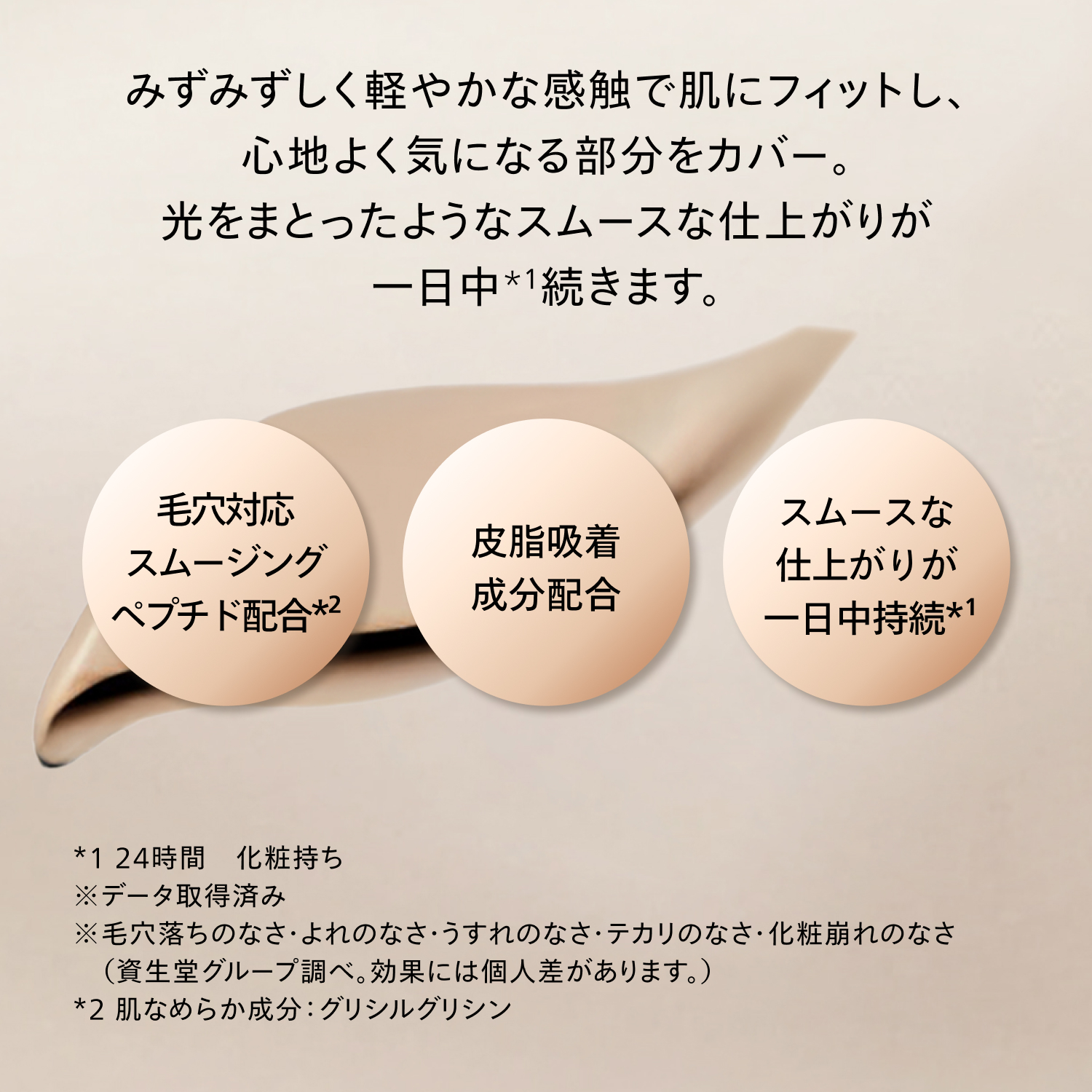 ベースメイクキット（エッセンス　スキンスムース　ファンデーション／１３０　＆　エッセンス　スキングロウ　プライマー） image number 5