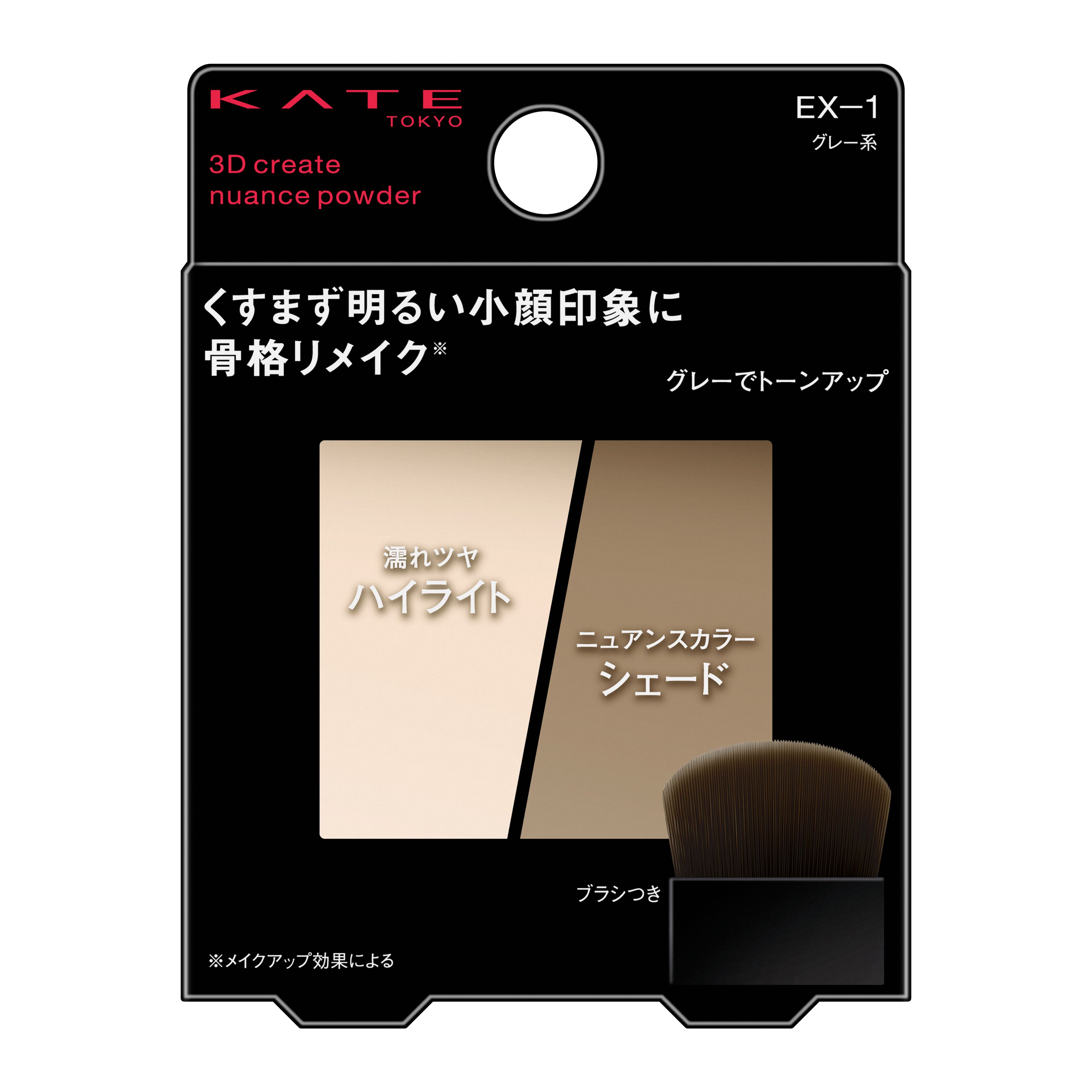 3Dクリエイトニュアンスパウダー／EX-1　グレー系 image number 0
