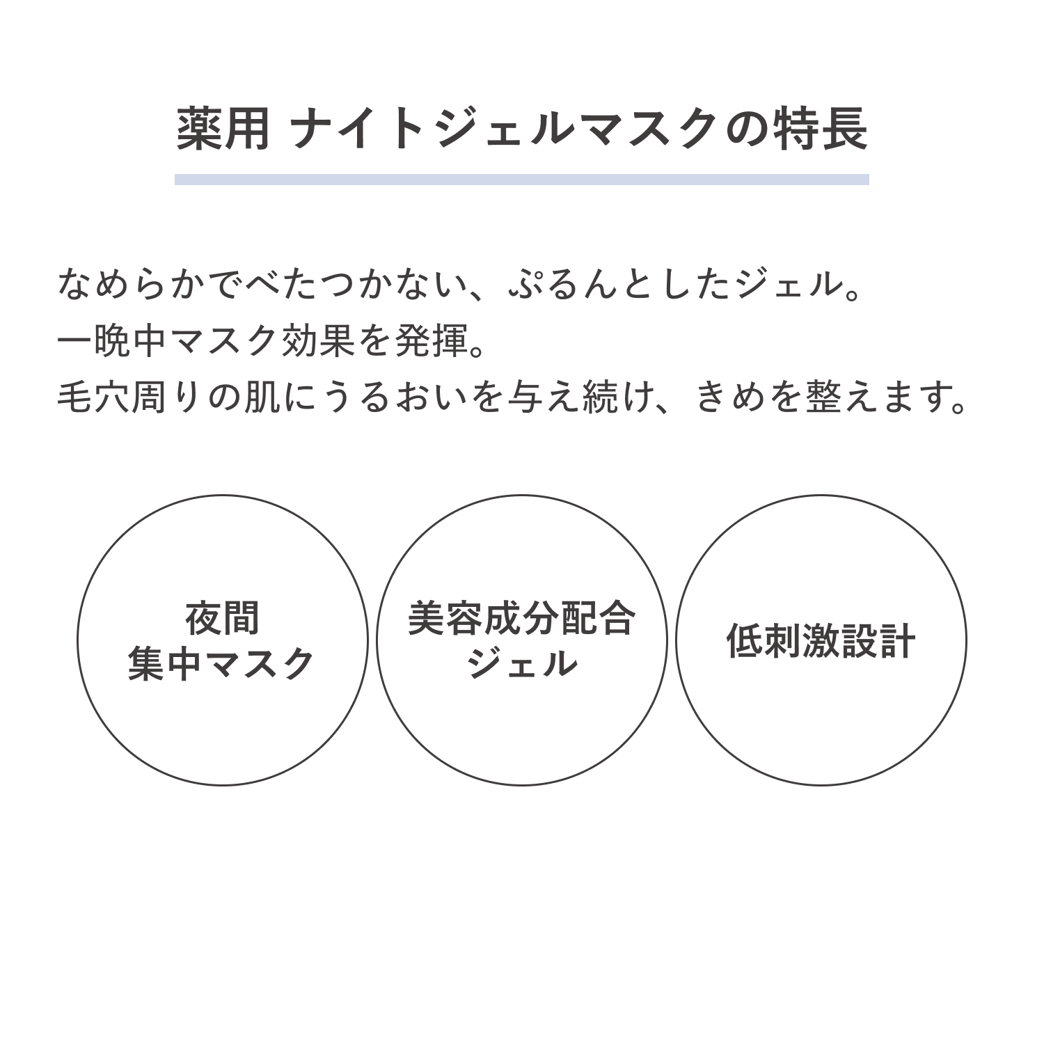 ｄ　プログラム　薬用　ナイトジェルマスク（医薬部外品） image number 6